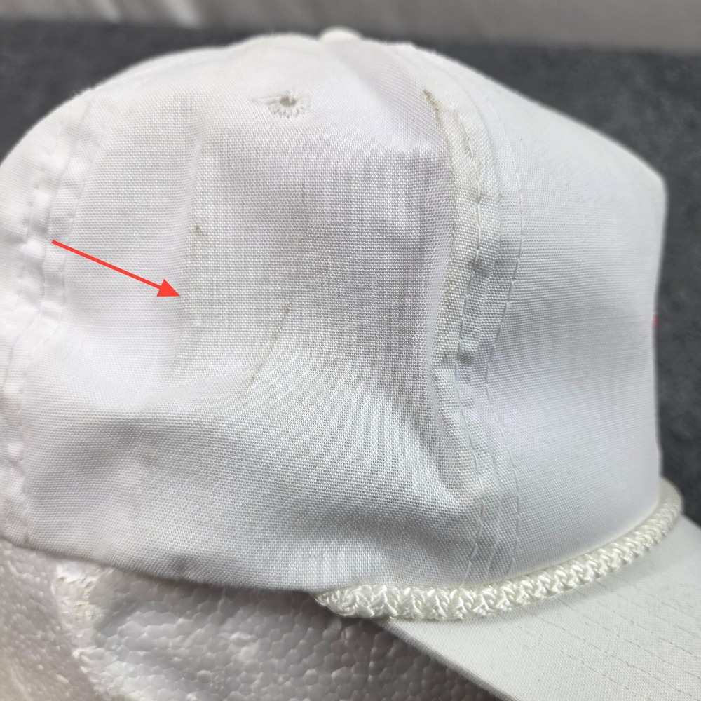 Vintage Minnesota Sheriffs Association Hat White Rope Cap 90s Law Enforcement - Picture 5 of 8